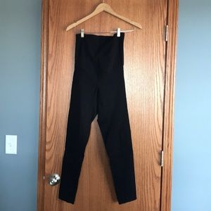 Black Maternity ankle pants